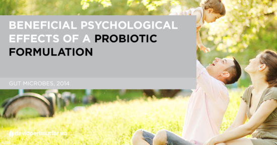 Beneficial psychological effects of a probiotic formulation (Lactobacillus helveticus R0052 and Bifidobacterium longum R0175) in healthy human volunteers