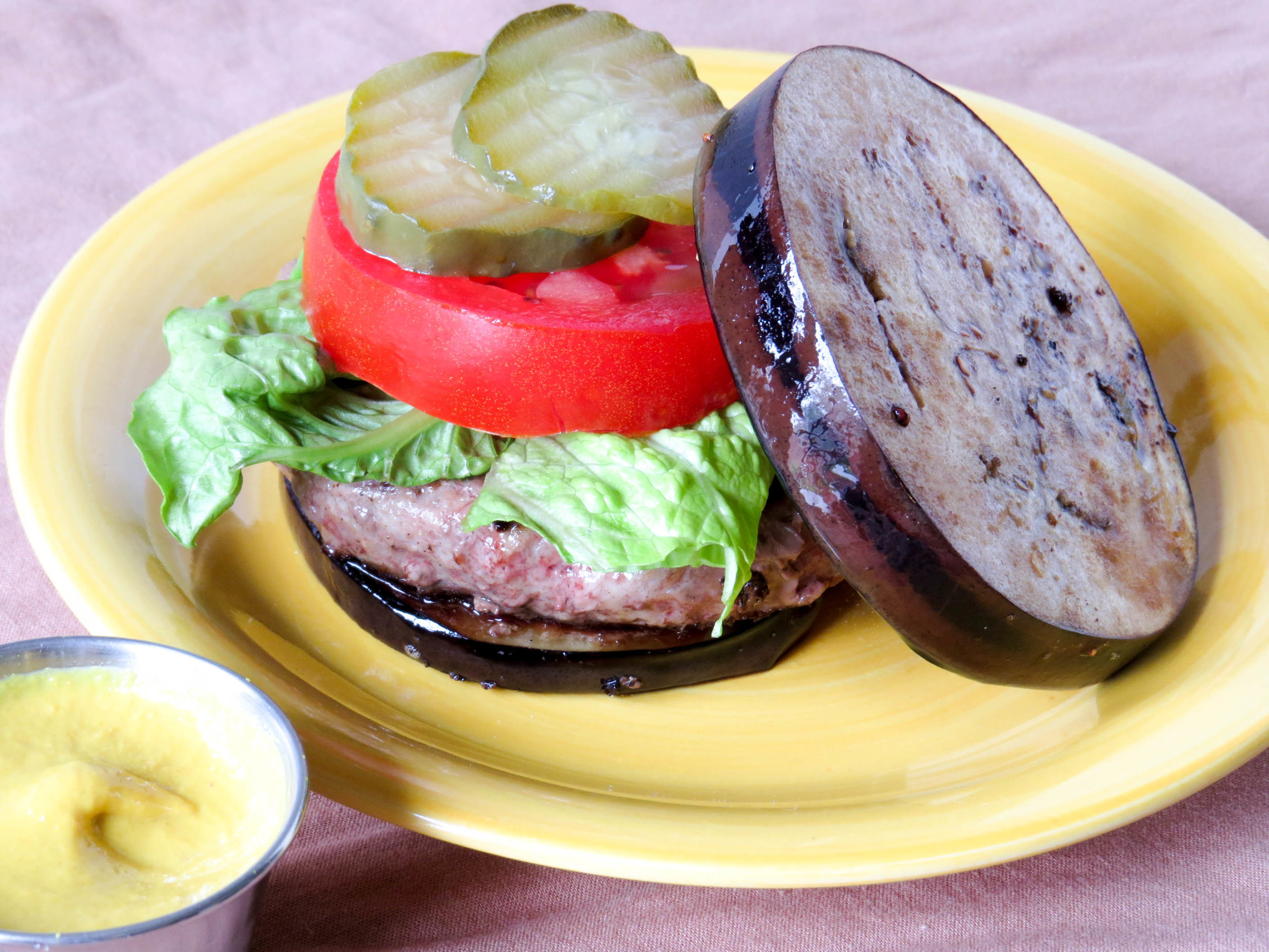 Eggplant-Burger
