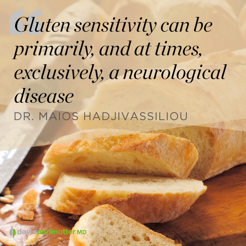 Gluten sensitivity can be felt outside the gut