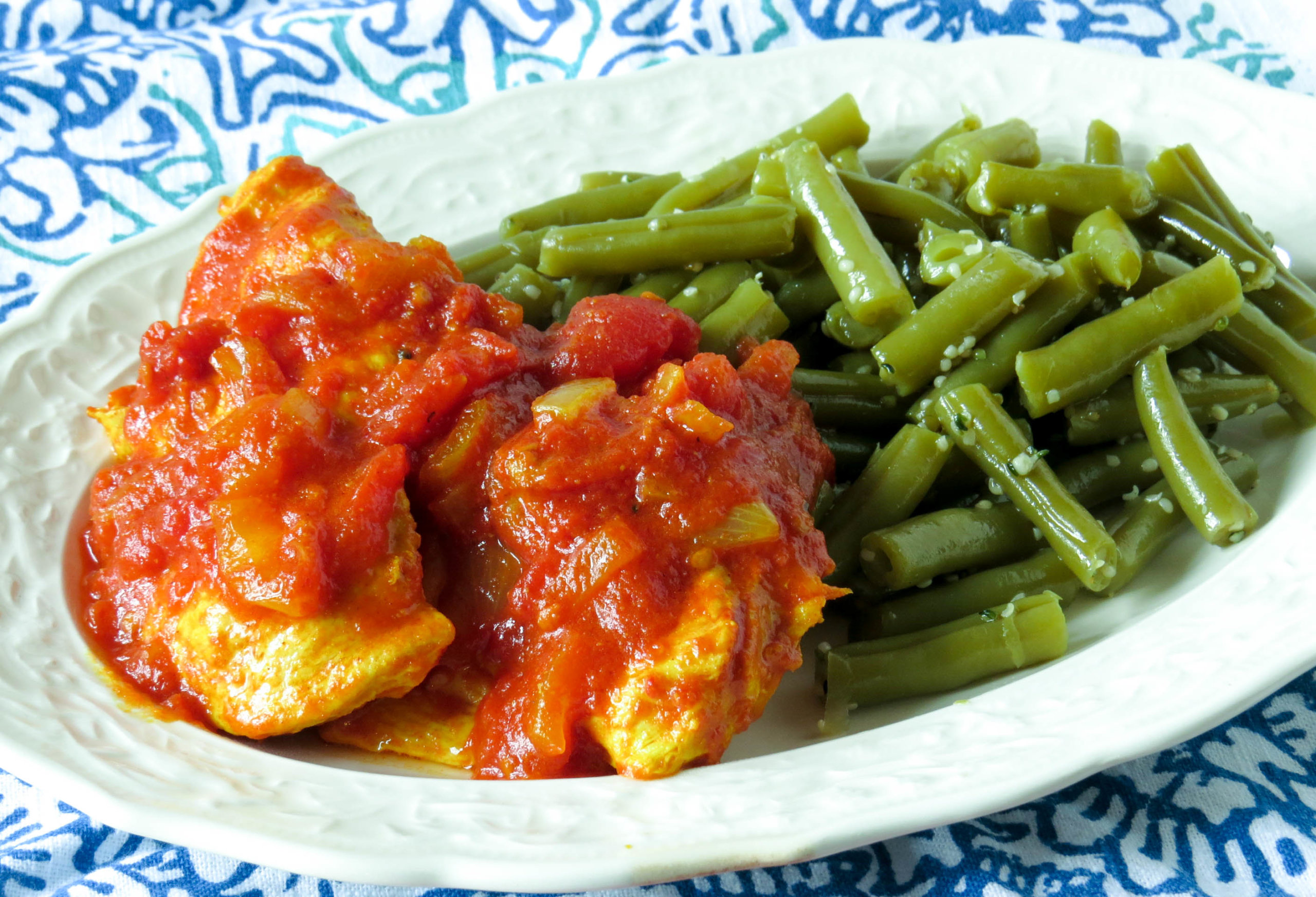 Moroccan-Chicken-with-Green-Beans