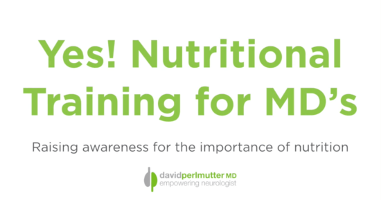 Nutritional Training for MDs? Yes!