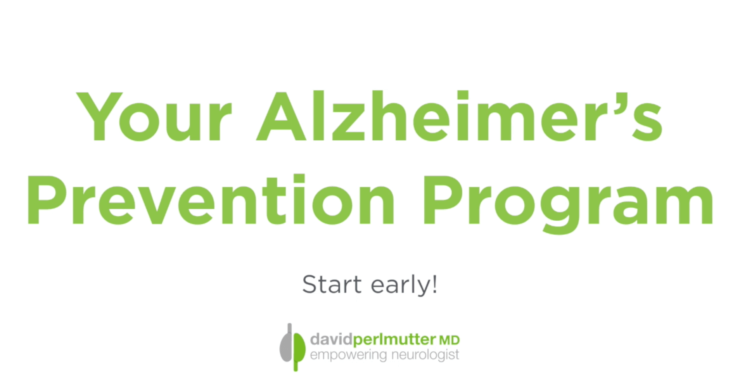 Your Alzheimer’s Prevention Program – Start Today!