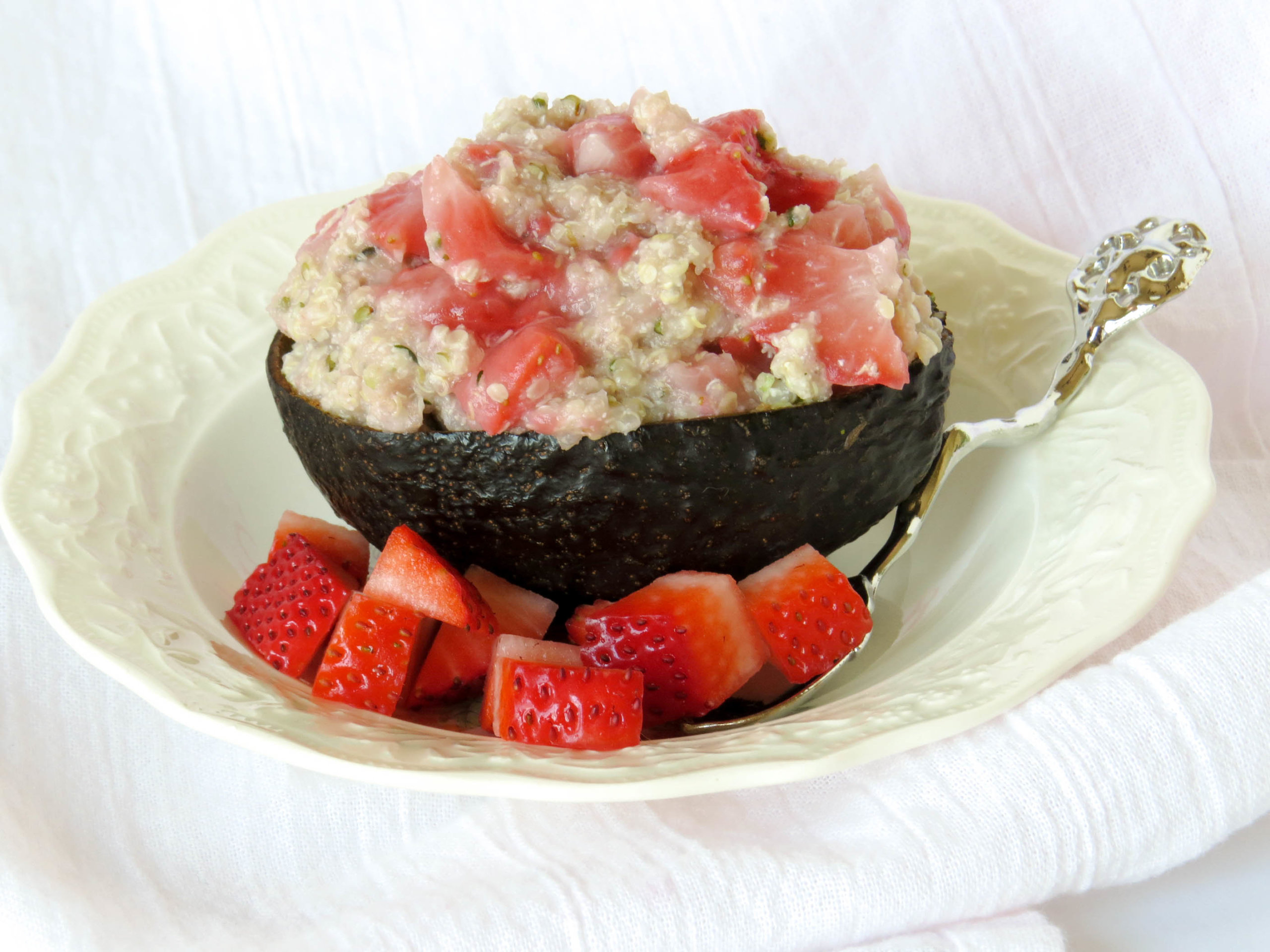 Strawberry-Quinoa-Stuffed-Avocado